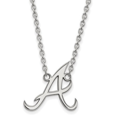 14kw MLB  Atlanta Braves Large Pendant w/Necklace