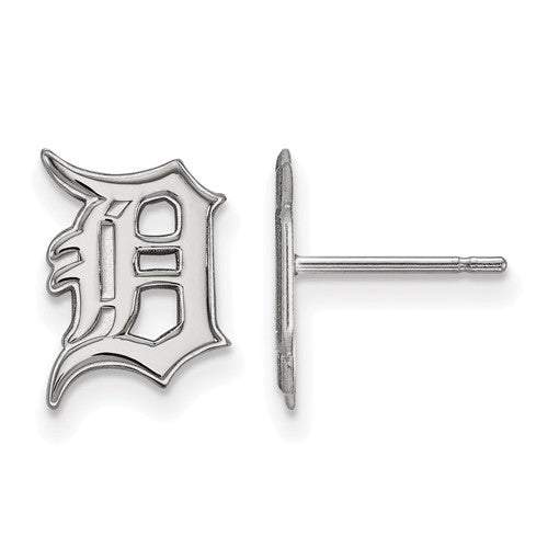 14kw MLB  Detroit Tigers Small Post Earrings