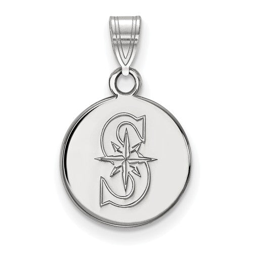 14kw MLB  Seattle Mariners Small Disc Pendant