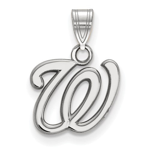 14kw MLB  Washington Nationals Small Cap Logo Pendant