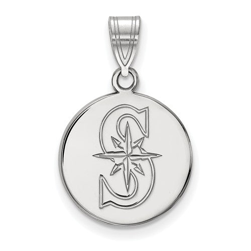 14kw MLB  Seattle Mariners Medium Disc Pendant