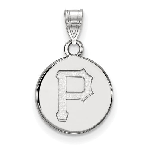 14kw MLB  Pittsburgh Pirates Small Disc Pendant