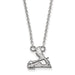 14kw MLB  St. Louis Cardinals Small Logo Pendant w/Necklace