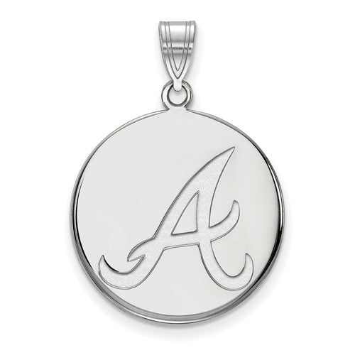 14kw MLB  Atlanta Braves Large Disc Pendant