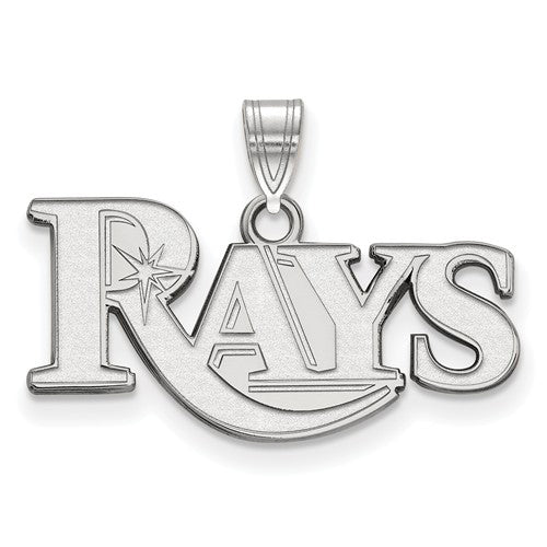 14kw MLB  Tampa Bay Rays Small Logo Pendant