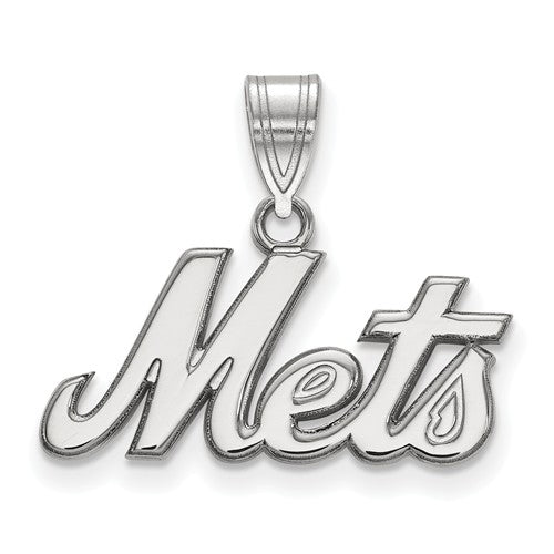 14kw MLB  New York Mets Large "Mets" Pendant