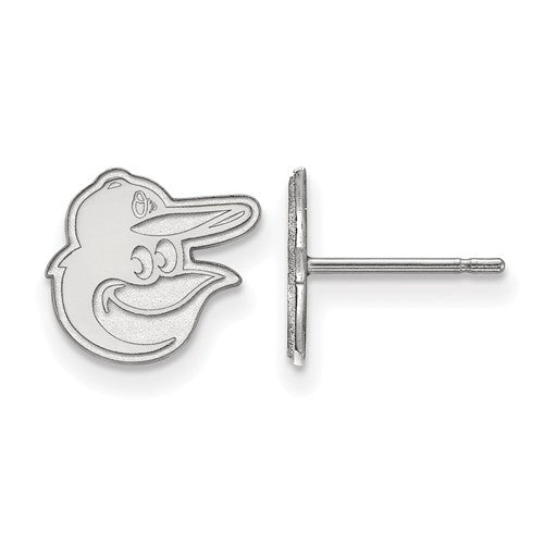 14kw MLB  Baltimore Orioles XS Logo Post Earrings