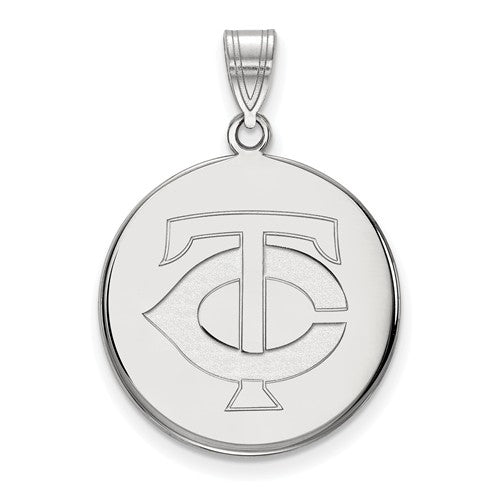 14kw MLB  Minnesota Twins Large TC Disc Pendant