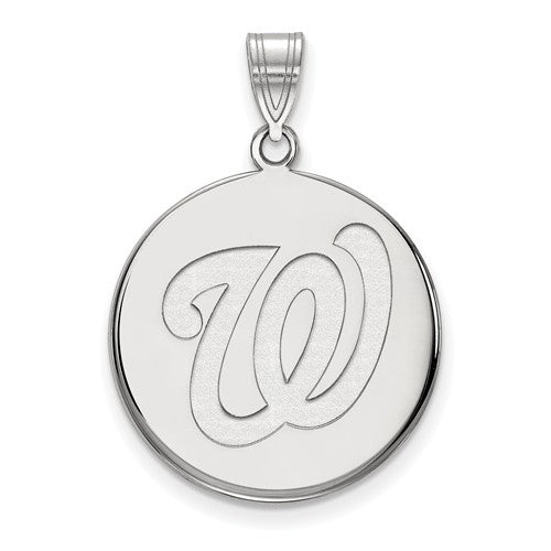 14kw MLB  Washington Nationals Large Disc Pendant