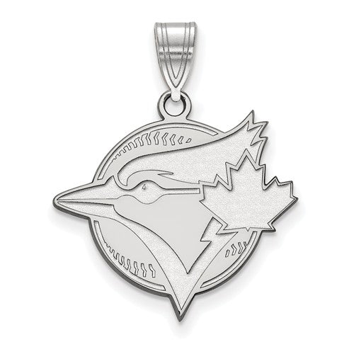 14kw MLB  Toronto Blue Jays Large Baseball Logo Pendant