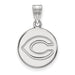 14kw MLB  Cincinnati Reds Medium Disc C Pendant