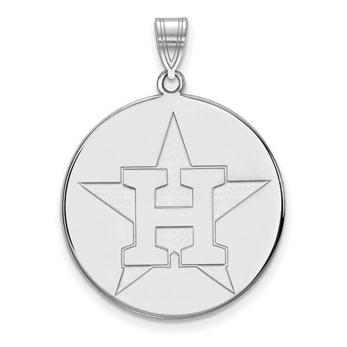 14kw MLB  Houston Astros XL Disc Alternate Logo Pendant