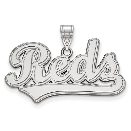 14kw MLB  Cincinnati Reds Large "Reds" Pendant