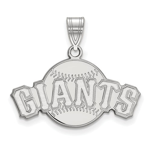 14kw MLB  San Francisco Giants Medium Logo Pendant