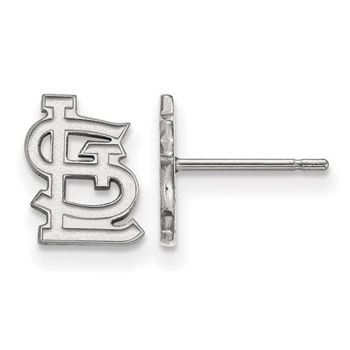 14kw MLB  St. Louis Cardinals XS Post Earrings