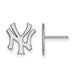 14kw MLB  New York Yankees Small NY Alternate Post Earrings