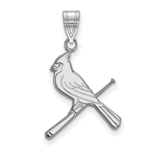 14kw MLB  St. Louis Cardinals Large Alternate Logo Pendant