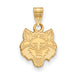 SS w/GP Arkansas State University Small Red Wolves Pendant