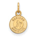 14k Gold MLB LogoArt Oakland Athletics Circle Extra Small Pendant