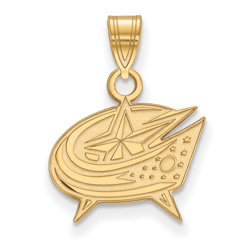 SS w/GP NHL Columbus Blue Jackets Small Pendant