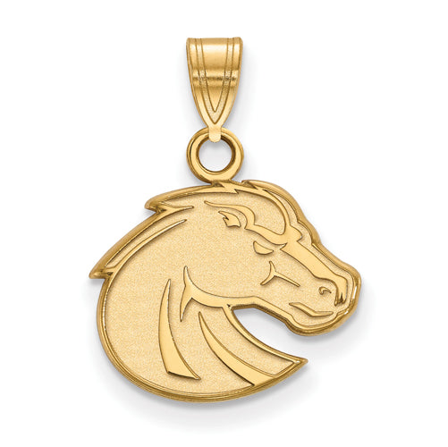 10ky Boise State University Small Bronco Pendant
