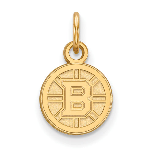 14ky NHL Boston Bruins XS Logo Pendant