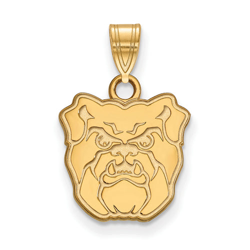 SS w/GP Butler University Small Bulldog Pendant