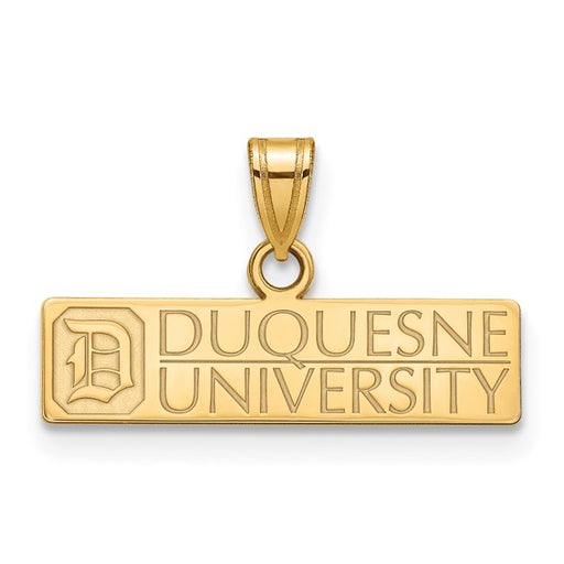 10ky LogoArt Duquesne University Medium Pendant