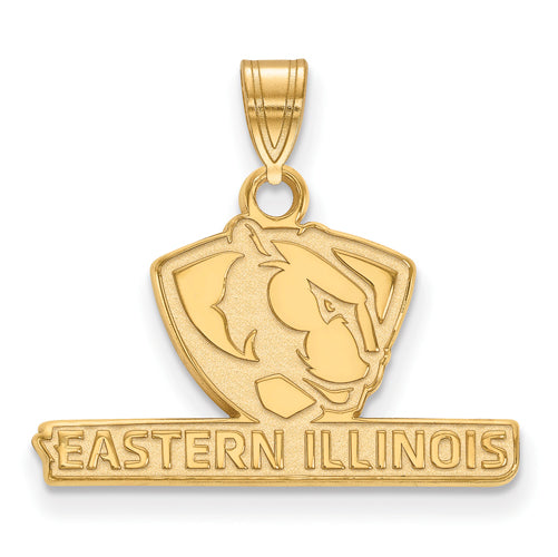 14ky Eastern Illinois University Small Pendant