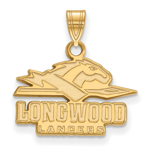 10ky Longwood University Small Pendant