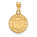 14ky MLB  Washington Nationals Small Logo Pendant