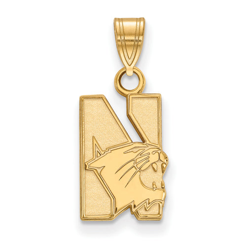 14ky Northwestern University Small Pendant