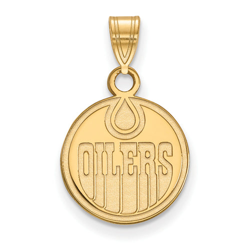 14ky NHL Edmonton Oilers Small Pendant