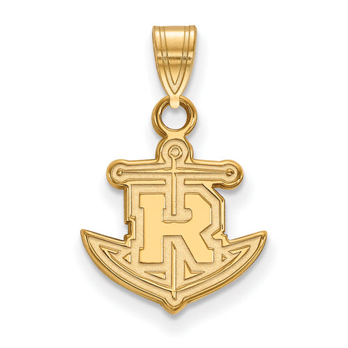 10ky Rollins College Small Anchor Pendant