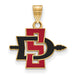 SS w/GP San Diego State University Small Pendant