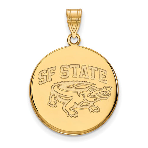 10ky San Francisco State Univ Large Disc Pendant