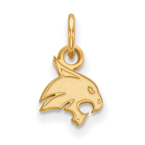 10ky Texas State University XS Bobcat Pendant