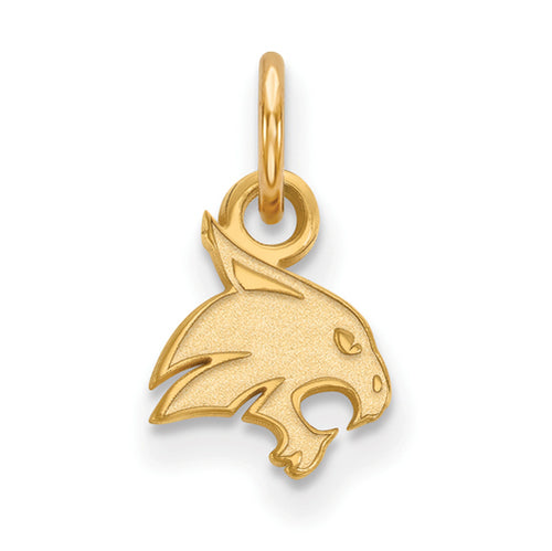 SS w/GP Texas State University XS Bobcat Pendant