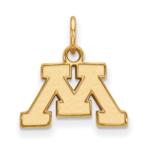 14ky University of Minnesota XS Letter M Pendant
