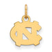 10ky University of North Carolina XS NC Logo Pendant