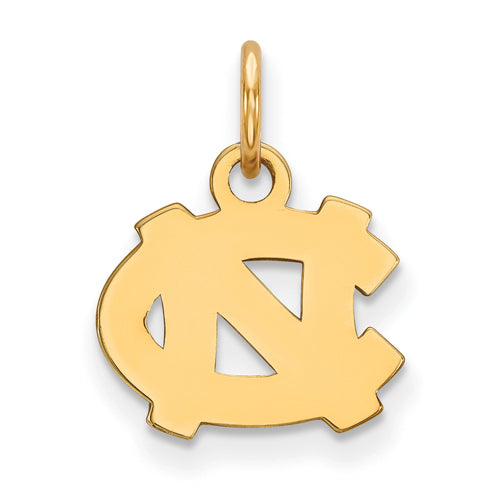 SS w/GP University of North Carolina XS NC Logo Pendant