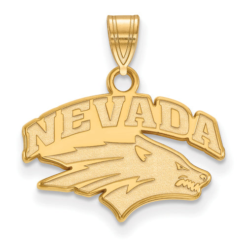 SS w/GP University of Nevada Small Wolf Pack Pendant