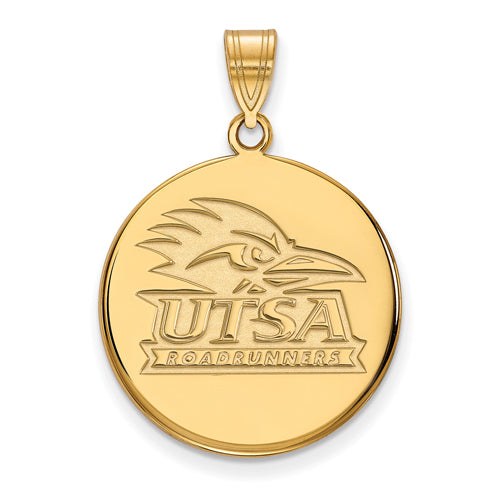 14ky University of Texas at San Antonio Large Disc Pendant