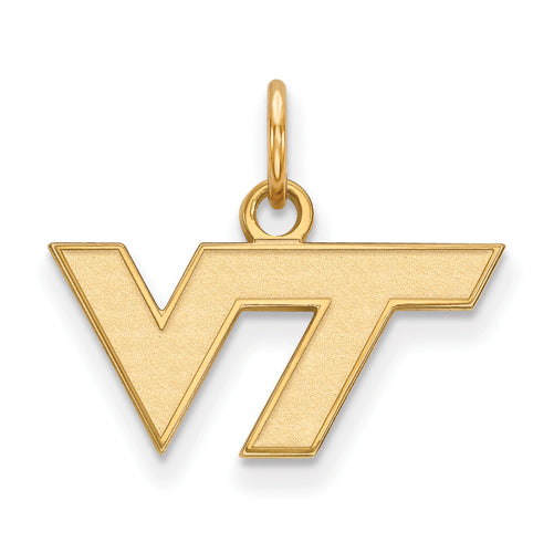 SS w/GP Virginia Tech XS VT Logo Pendant