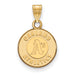 10k Gold MLB LogoArt Oakland Athletics Circle Small Pendant