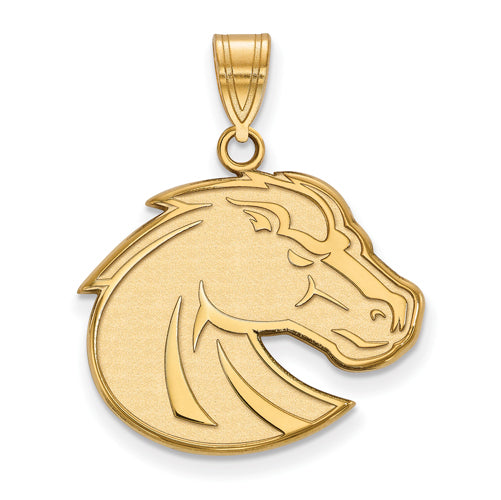 10ky Boise State University Large Bronco Pendant