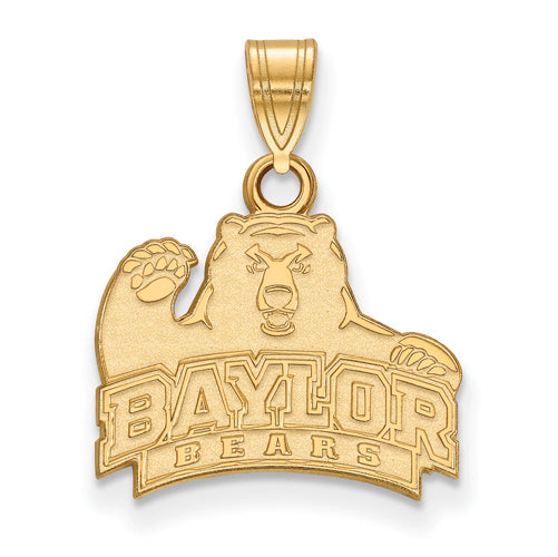 14ky Baylor University Small Pendant