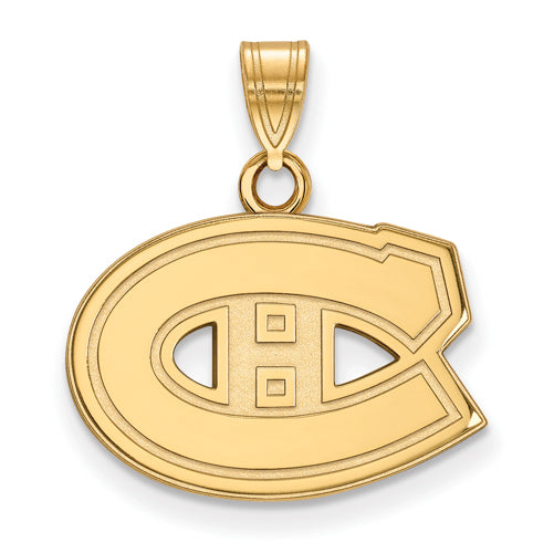 SS w/GP NHL Montreal Canadiens Small Pendant