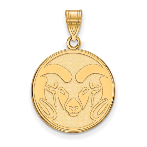 SS w/GP Colorado State University Large Pendant