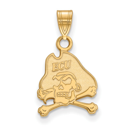 SS w/GP East Carolina University Small Pirates Pendant